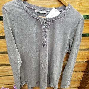 Soft Surroundings Distressed Henley